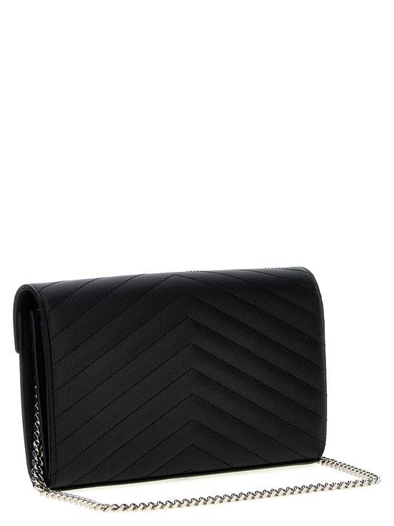 Cassandre Pochette grain-de-poudre leather crossbody bag