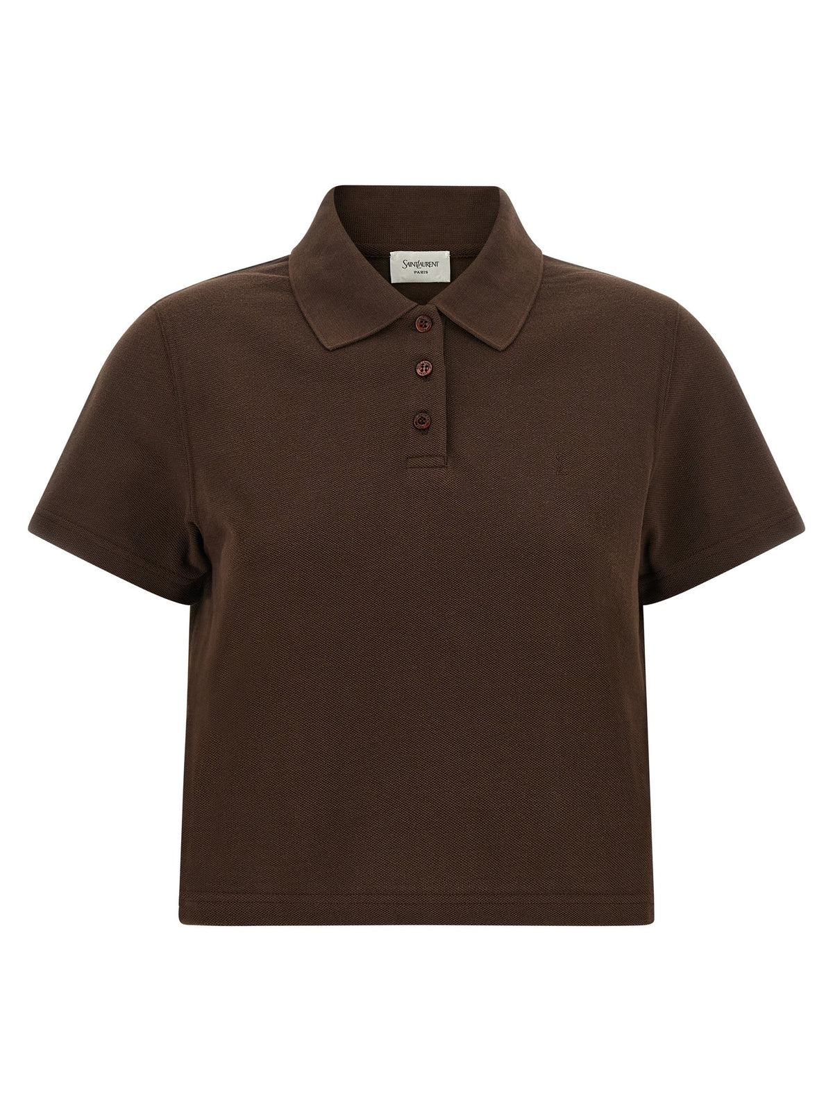 'Cassandre' crop polo shirt