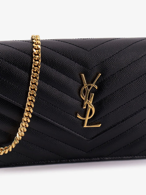 Cassandre Envelope Clutch Crossbody  Bag with Chain