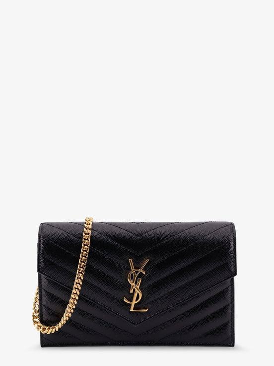 Cassandre Envelope Clutch Crossbody  Bag with Chain