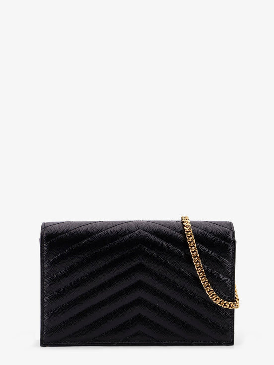 Cassandre Envelope Clutch Crossbody  Bag with Chain