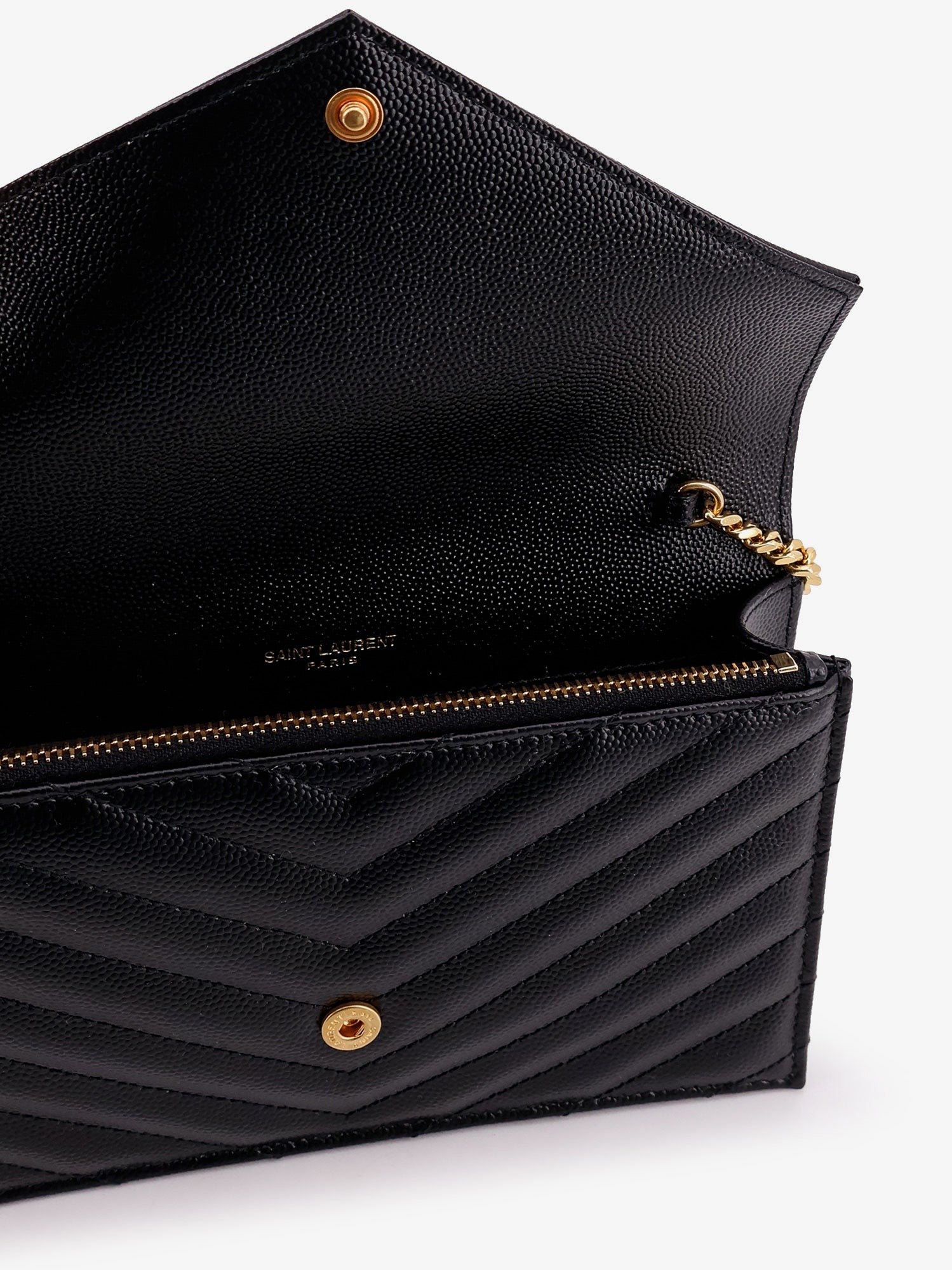 Cassandre Envelope Clutch Crossbody  Bag with Chain