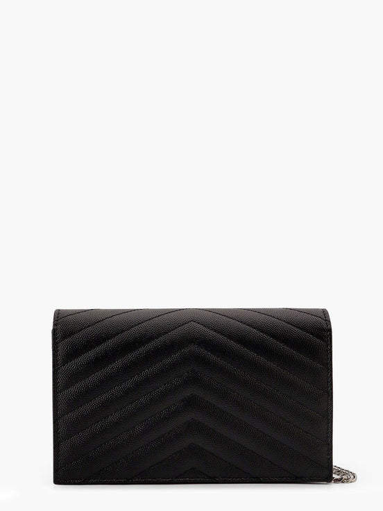 Saint Laurent Cassandre Pochette grain-de-poudre leather crossbody bag