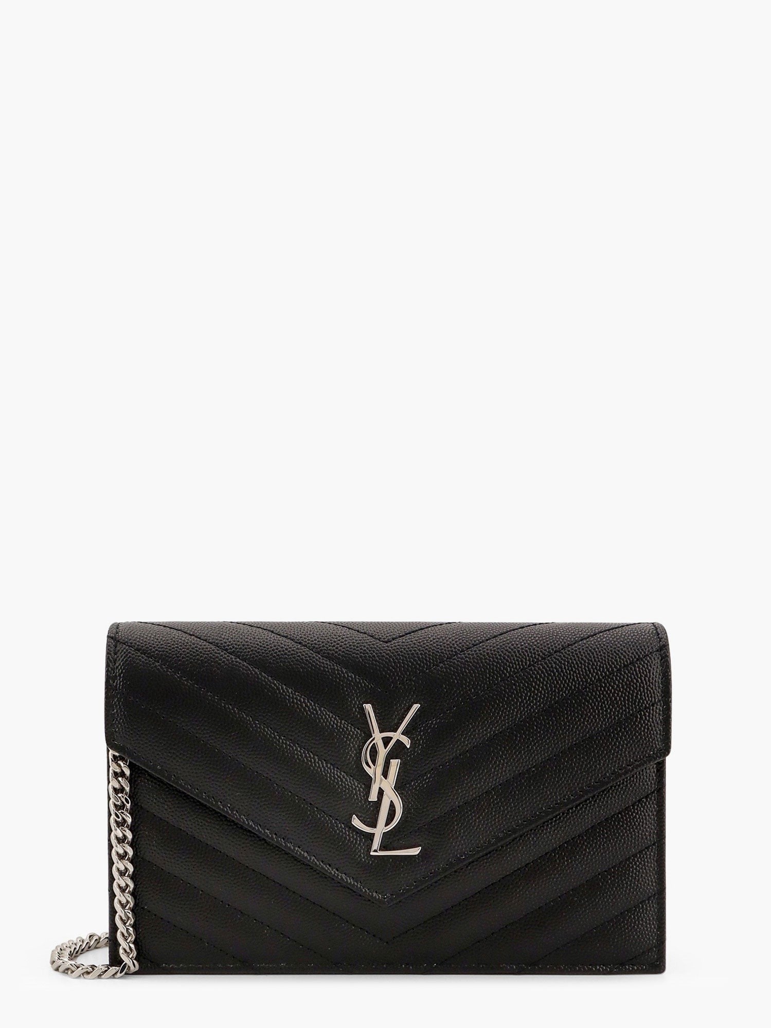 Cassandre Pochette grain-de-poudre leather crossbody bag