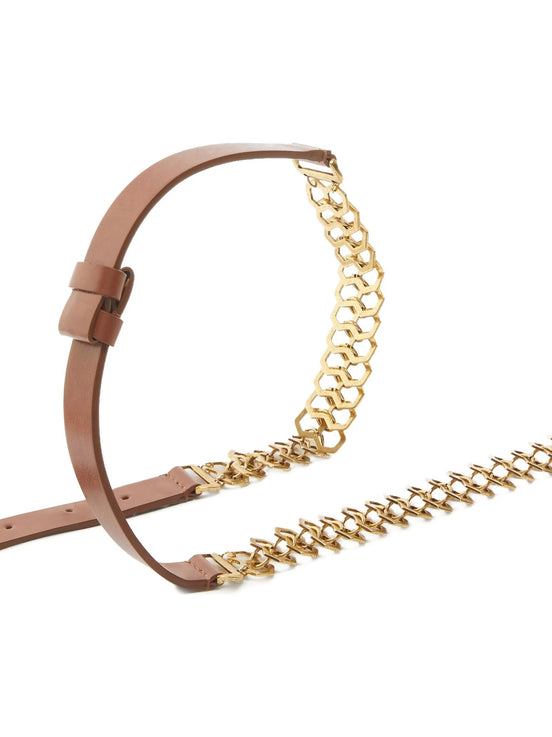 Pinko Chain insert belt