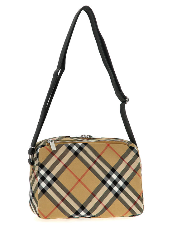 'Check' crossbody bag