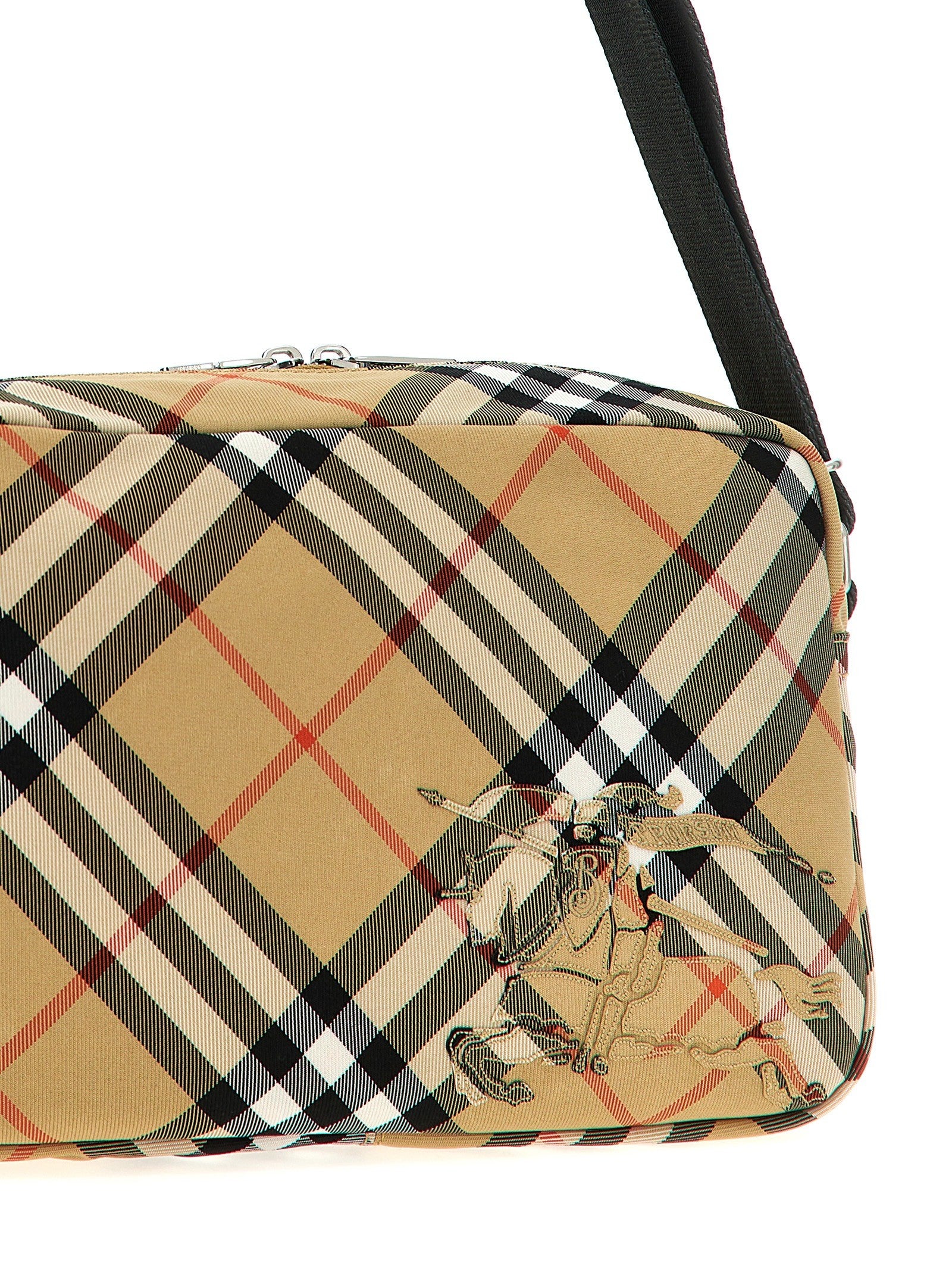 'Check' crossbody bag