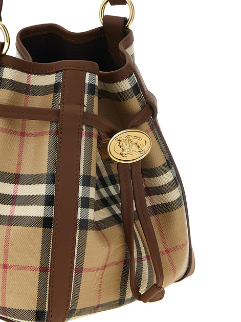 Burberry Check mini bucket bag
