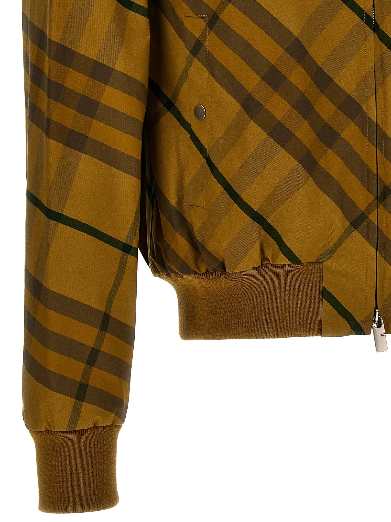 Check print jacket