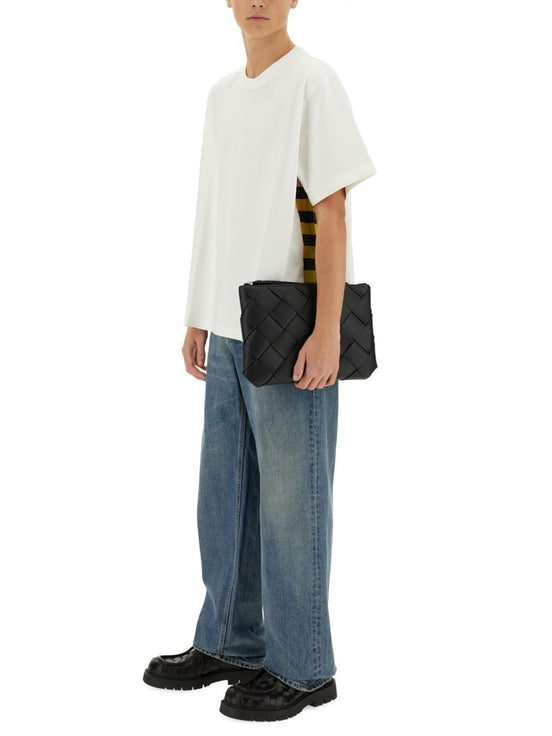 Bottega Veneta CHECKERED T-SHIRT MADE OF SOFT COTTON JERSEY