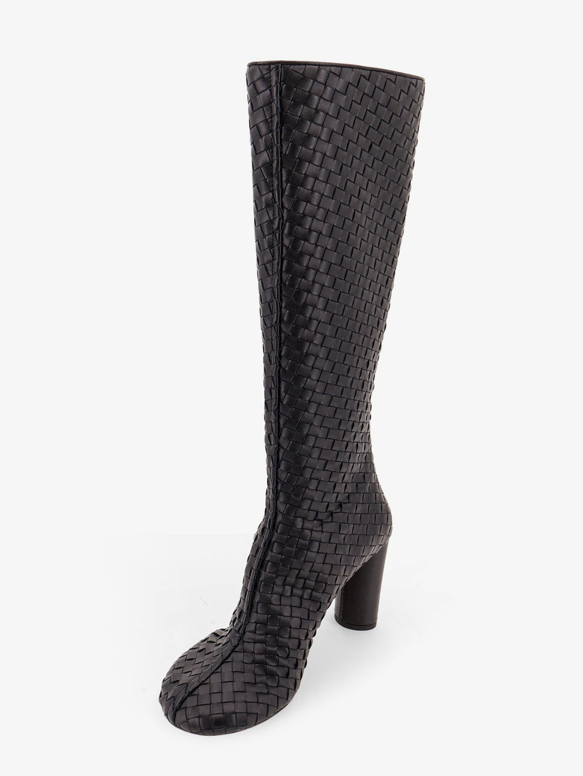 Bottega Veneta Cherry Boots with braided pattern