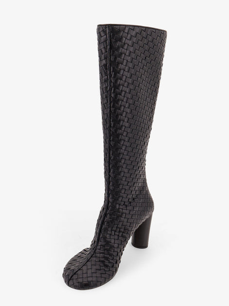 Bottega Veneta Cherry Boots with braided pattern