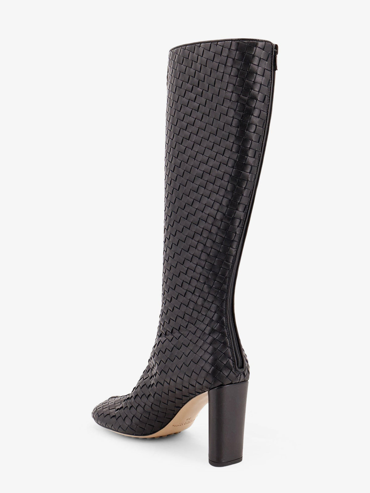 Bottega Veneta Cherry Boots with braided pattern