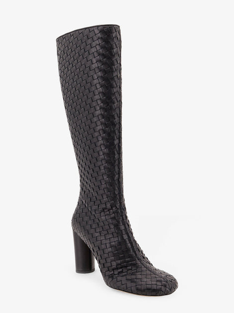 Bottega Veneta Cherry Boots with braided pattern