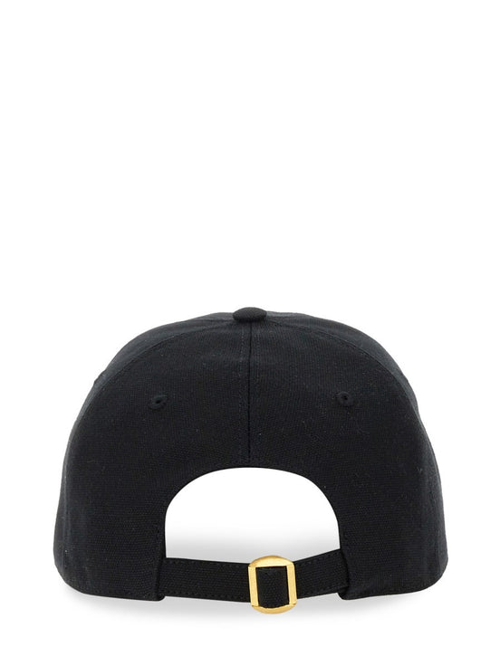 "CHEZ VALENTINO" EMBROIDERED BASEBALL CAP