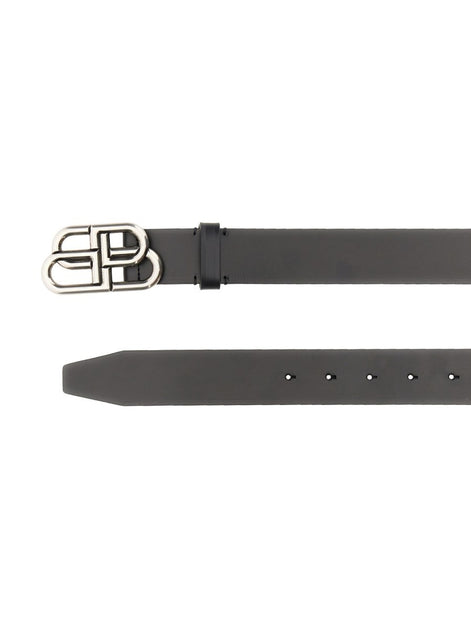 Balenciaga CINTURA "BB" IN PELLE