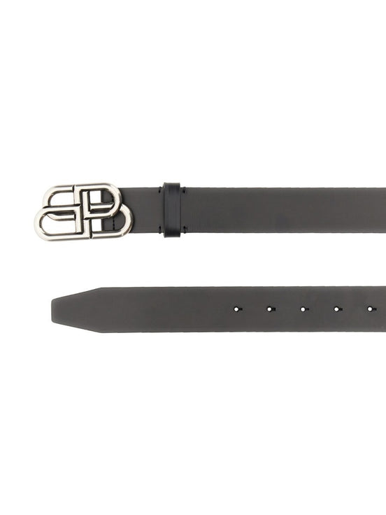Balenciaga CINTURA "BB" IN PELLE