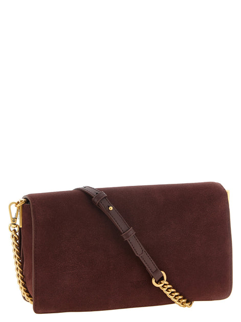 Pinko Classic burgundy 'Love One Slouchy' shoulder bag