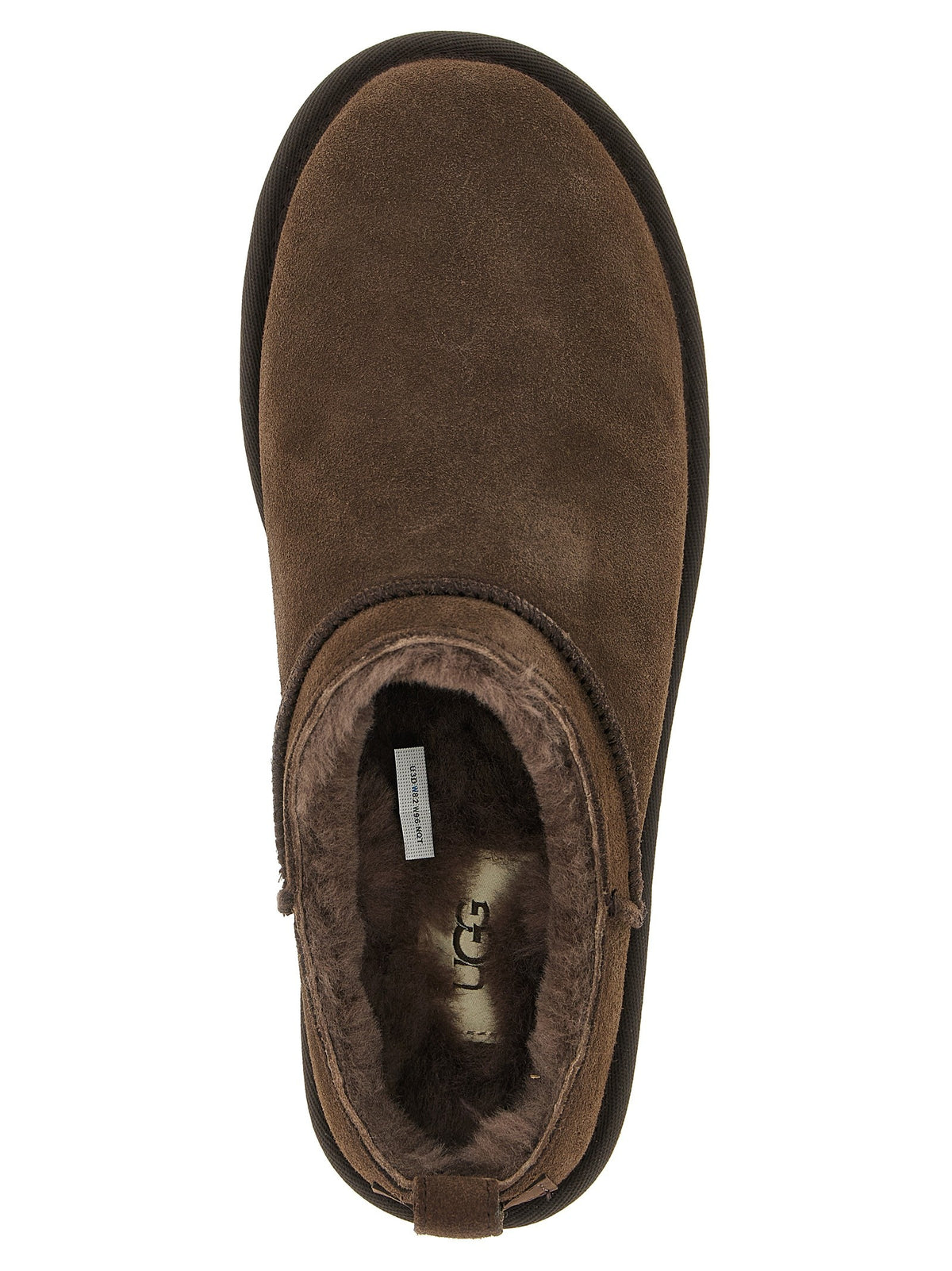 Ugg 'Classic Micro' dark brown ankle boots