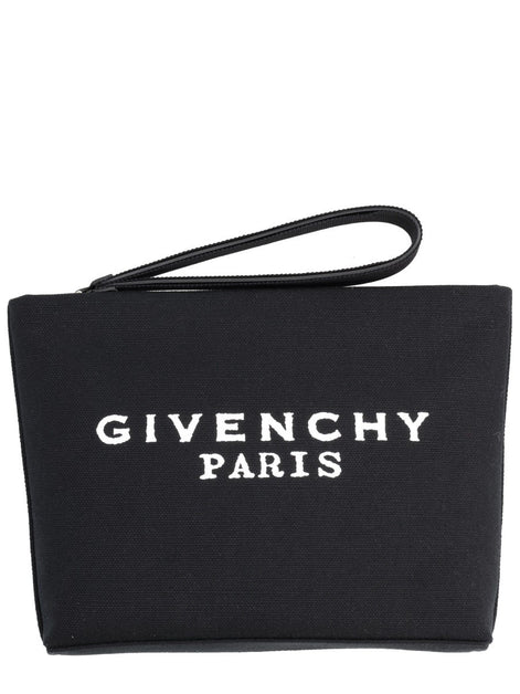 CLUTCH BAG WITH LOGO