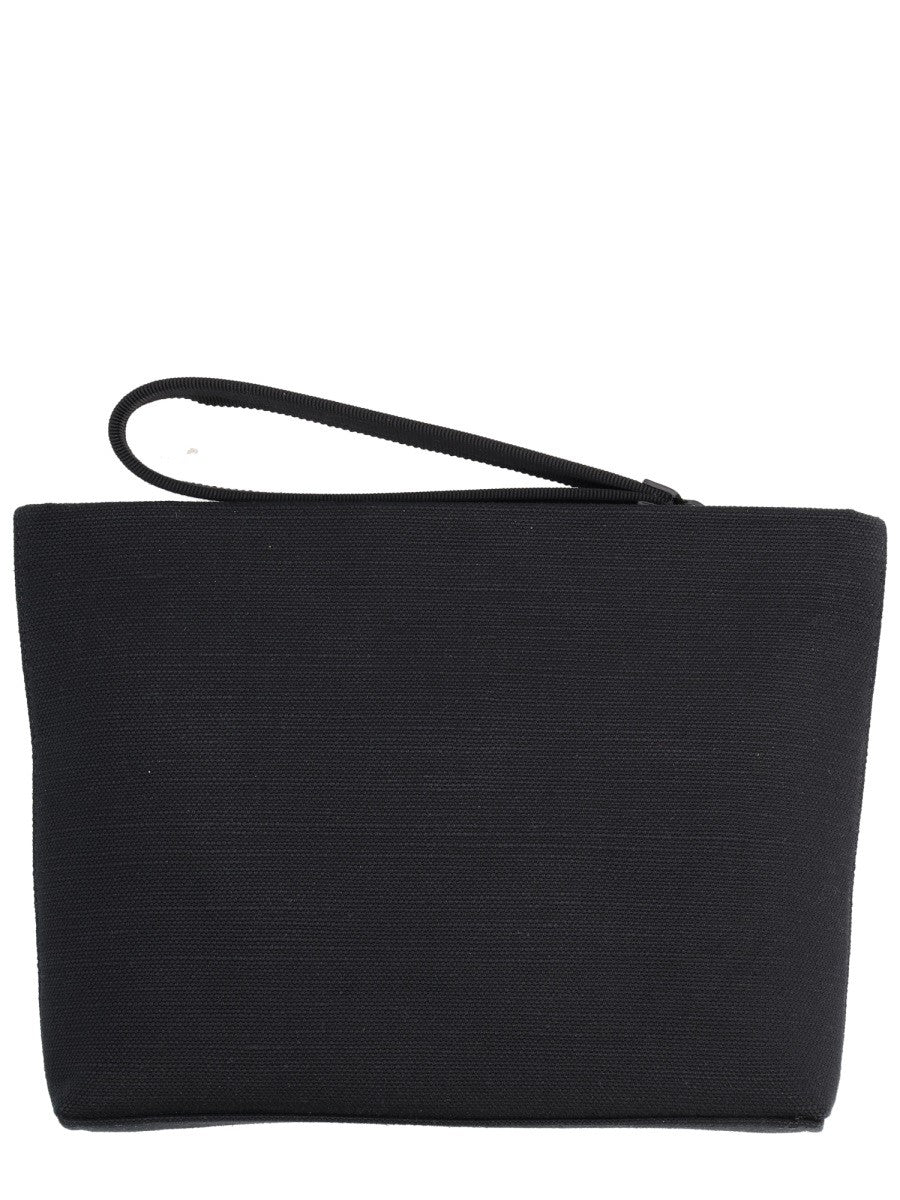 CLUTCH BAG WITH LOGO