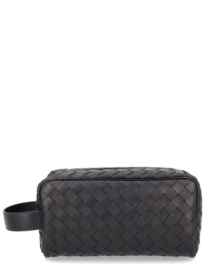 CLUTCH BAG WITH WOVEN PATTERN