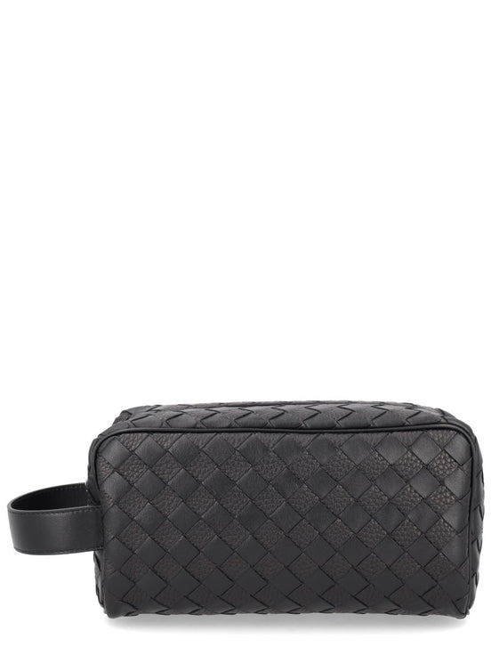 CLUTCH BAG WITH WOVEN PATTERN