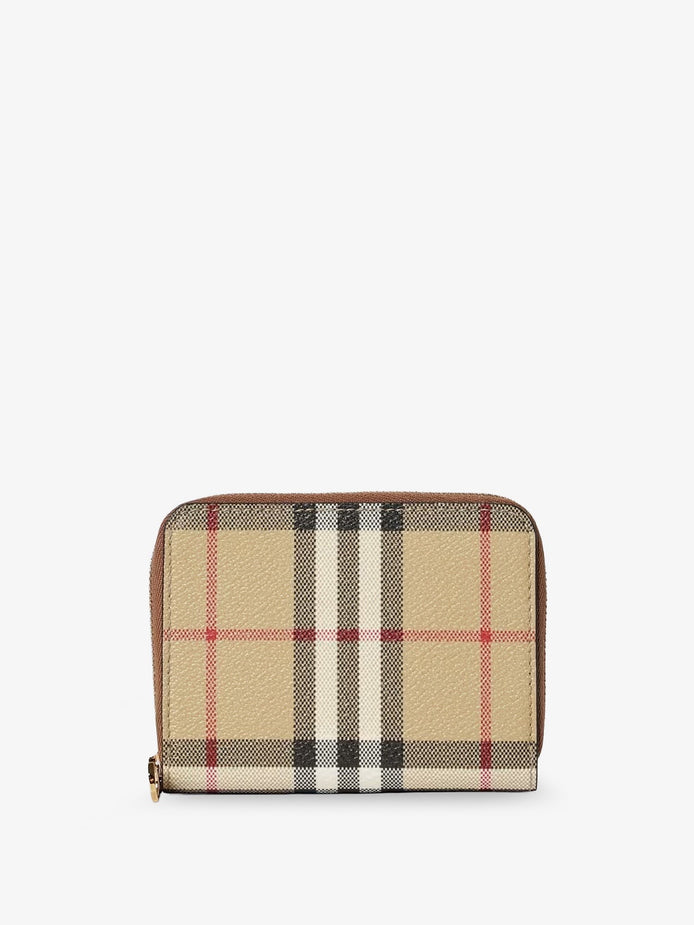 Coated canvas with Check pattern