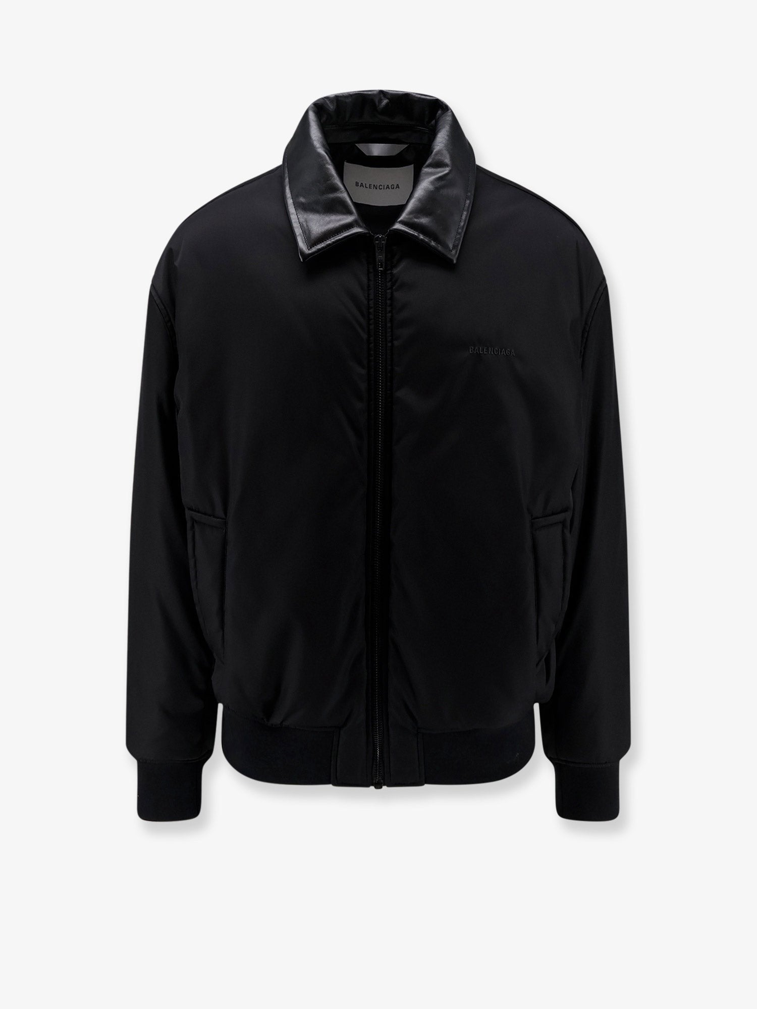 Cocoon down jacket in cotton blend