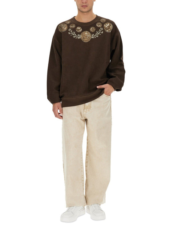 COIN PRINT SWEATSHIRT
