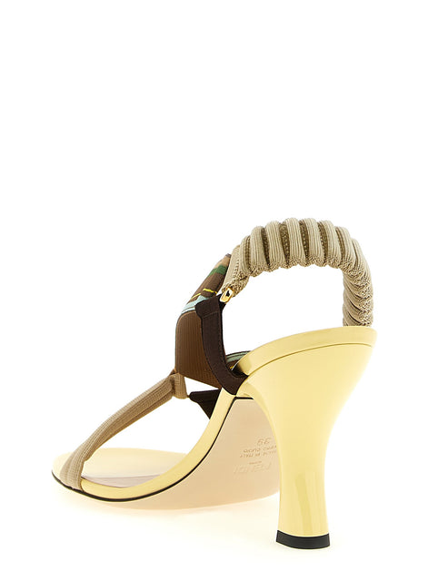 Fendi 'Colibrì' sandals with cable ties