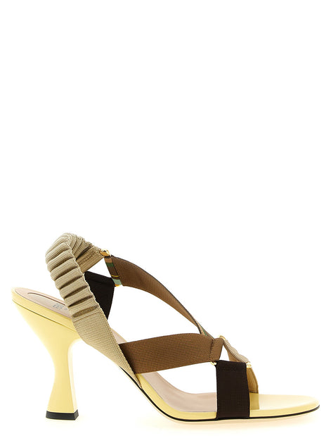 'Colibrì' sandals with cable ties