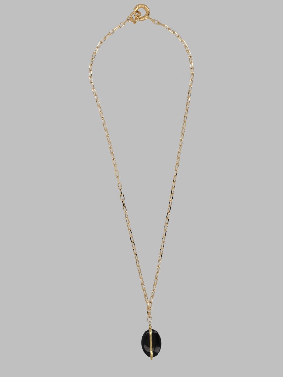 COLLANA CON PENDENTE IN PIETRA
