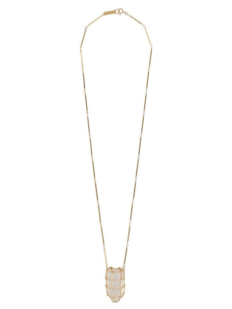 COLLANA CON PENDENTE "ROCK CRYSTAL"