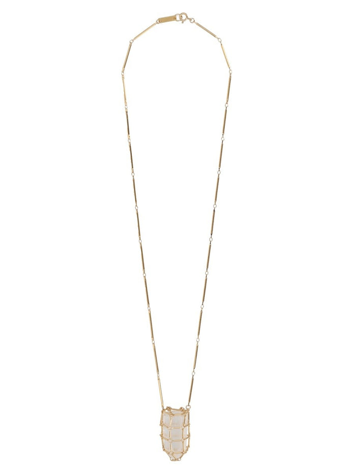 COLLANA CON PENDENTE "ROCK CRYSTAL"