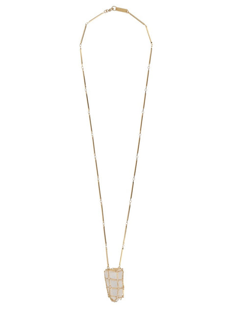 COLLANA CON PENDENTE "ROCK CRYSTAL"