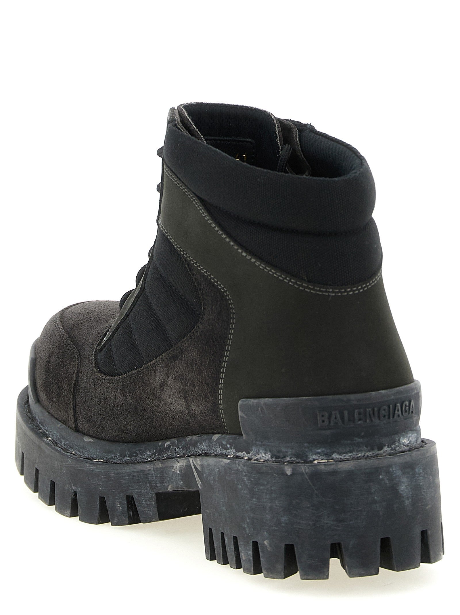 'Combat Strike' ankle boots