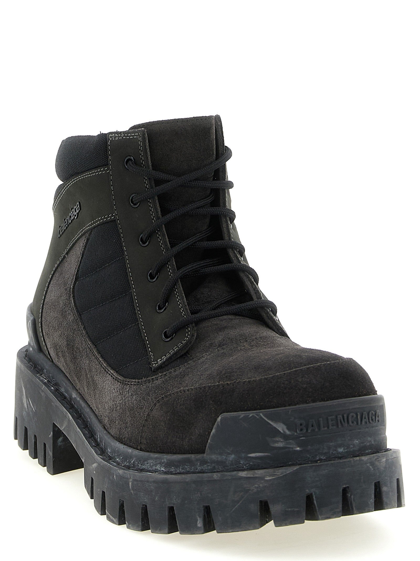 'Combat Strike' ankle boots