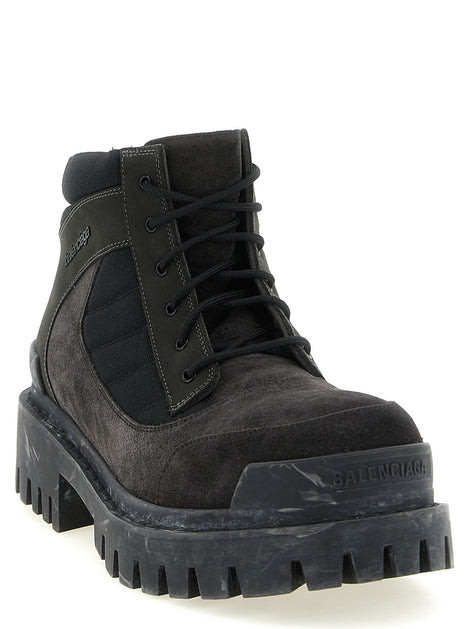 'Combat Strike' ankle boots