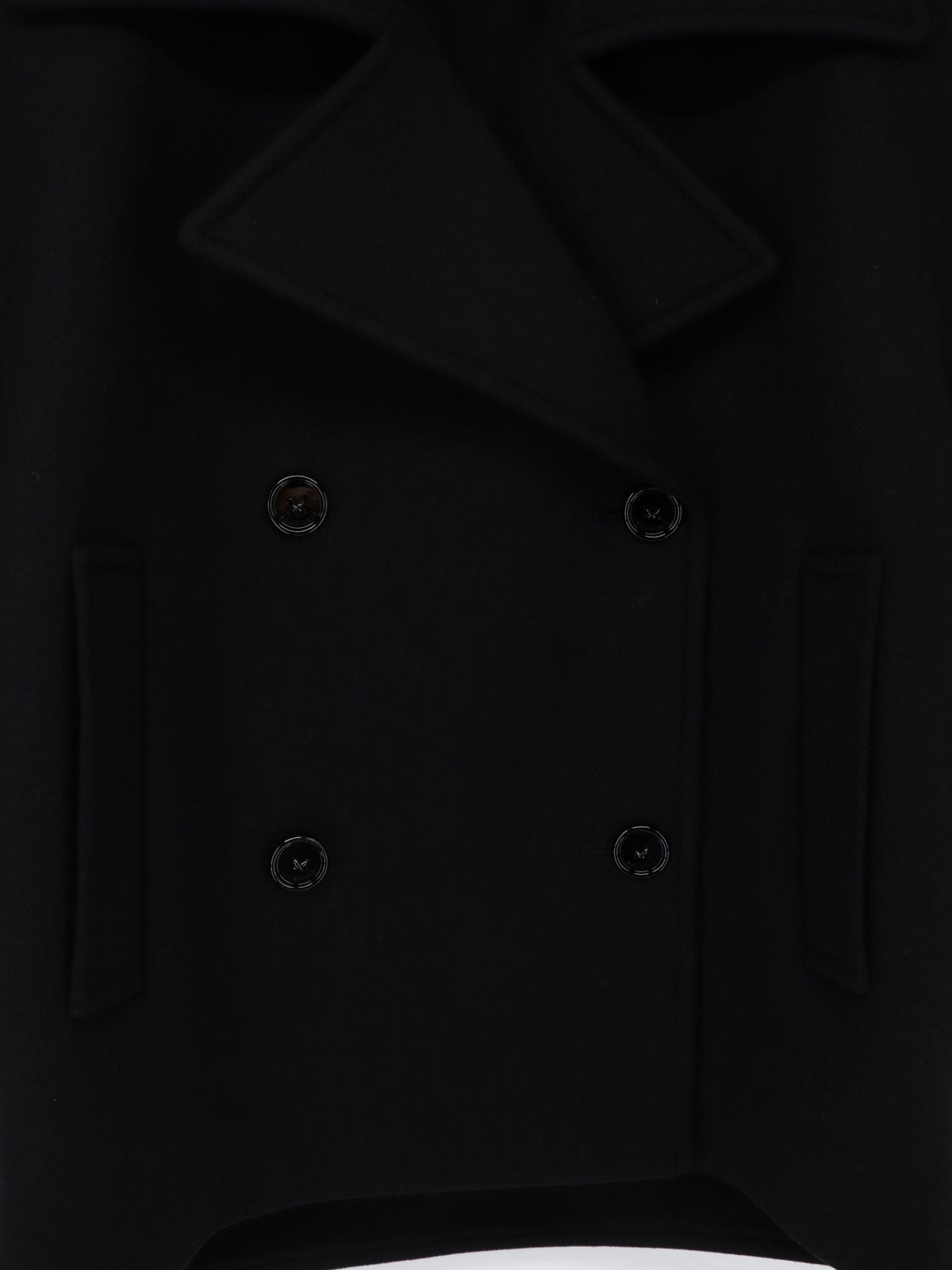 Balenciaga Compact double-wool cocoon peacoat