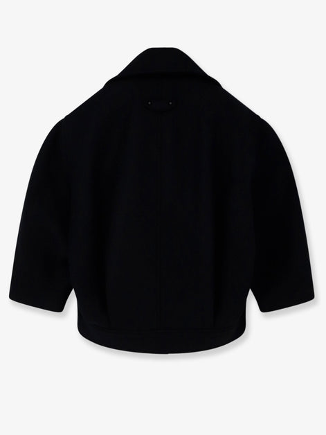 Balenciaga Compact double-wool cocoon peacoat