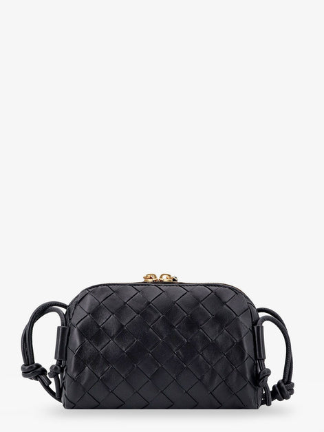Concert Pouch leather crossbody bag with Intrecciato motif