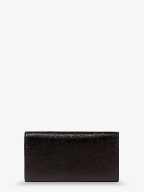 Fendi Continental crackled leather wallet