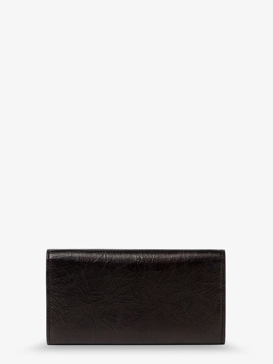 Fendi Continental crackled leather wallet