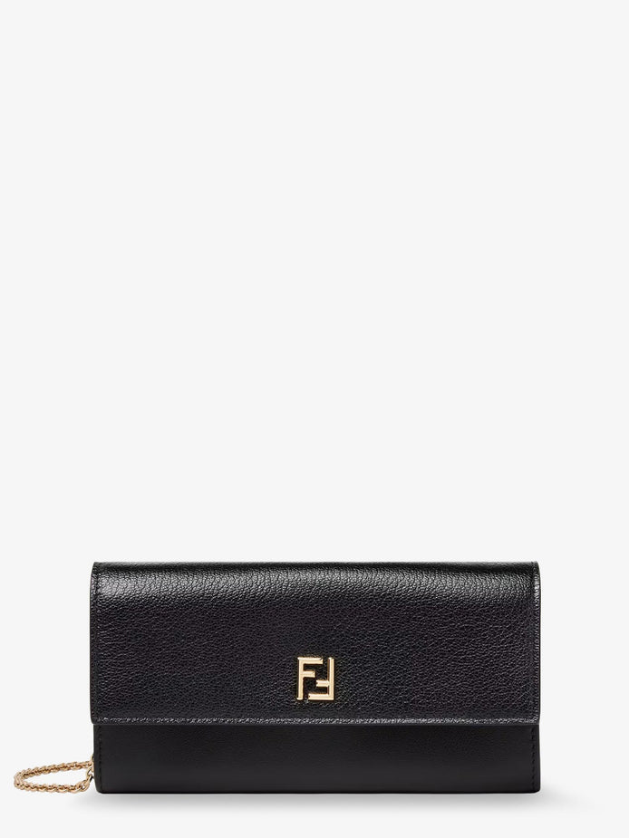 Continental leather crossbody bag