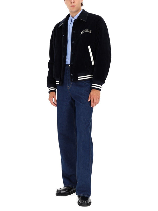 Dolce & Gabbana CORDUROY BOMBER JACKET