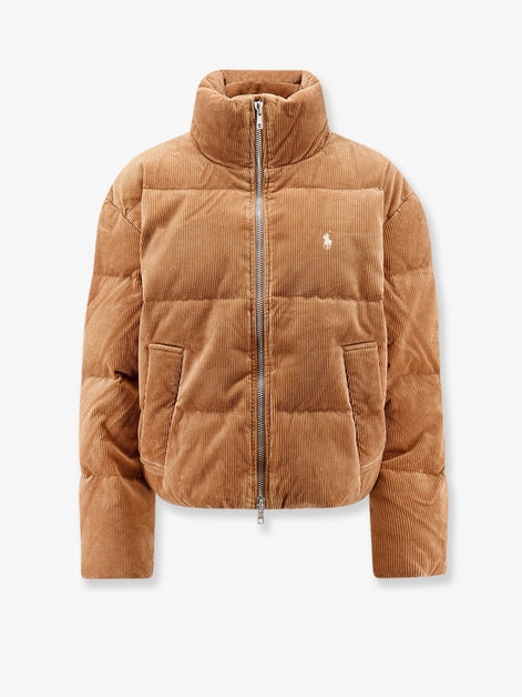 Corduroy down jacket