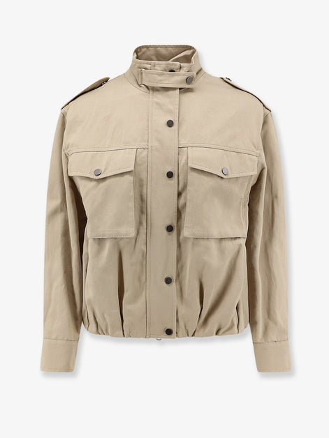 Cotton and linen blend jacket