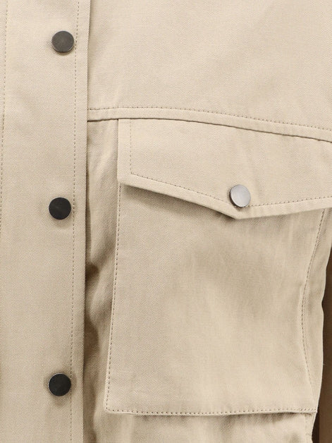 Brunello Cucinelli Cotton and linen blend jacket