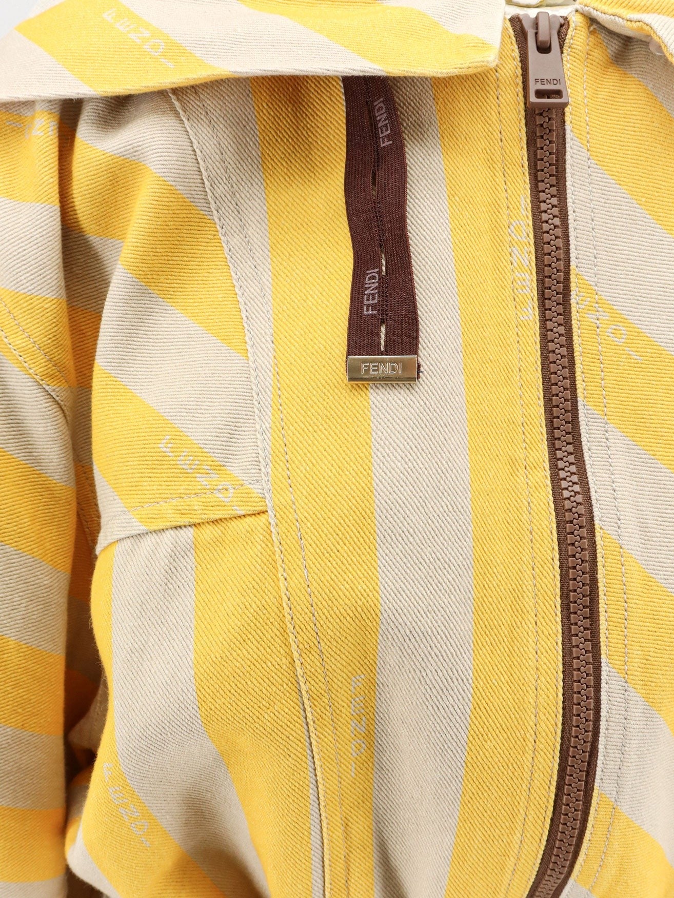 Fendi Cotton and linen jacket